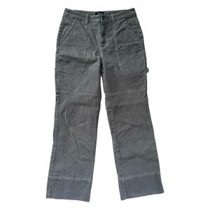 Me + Em Olive Green Cargo Grunge Straight Leg Pants Trousers Size 12‎